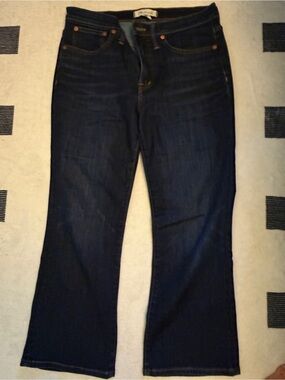 Madewell Dark Indigo Flare Jeans